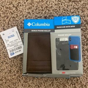 columbia wallet and phone wallet